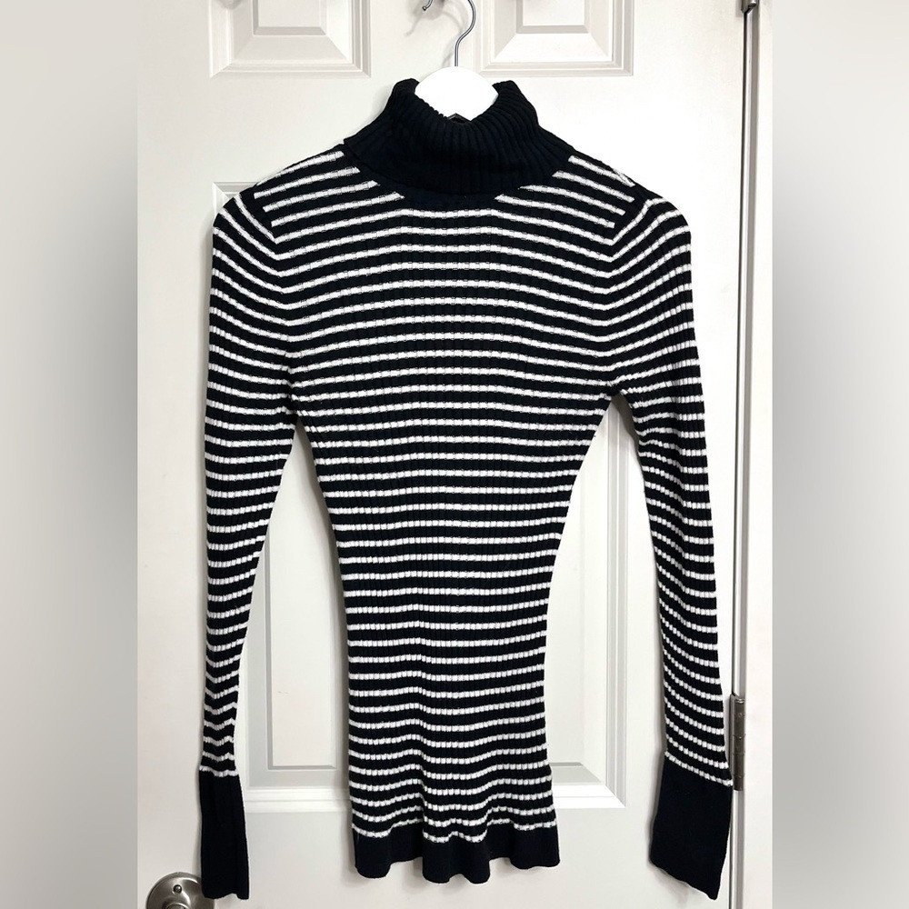 Merona Striped Turtleneck Sweater